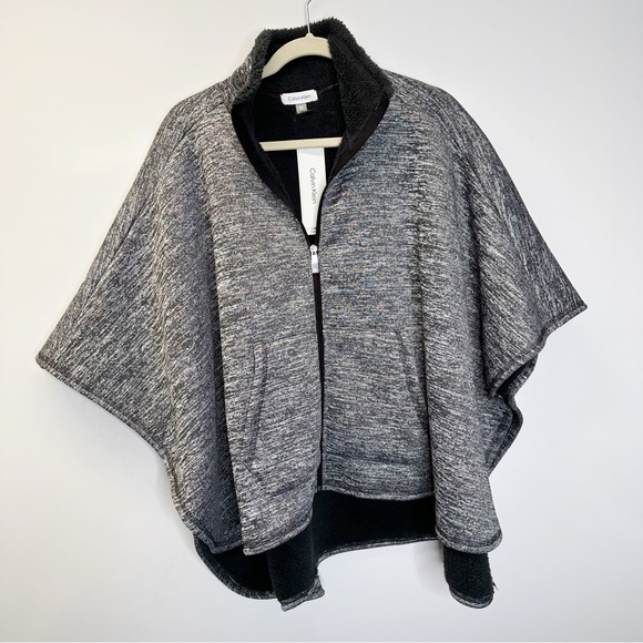 Calvin Klein Jackets & Coats Calvin Klein Womens Sherpa Fuzzy Shawl